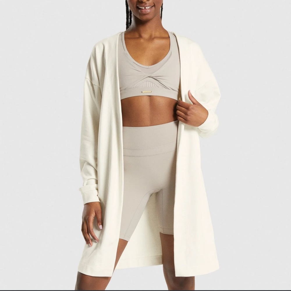 Gymshark Whitney Oversized Robe - Unbleached